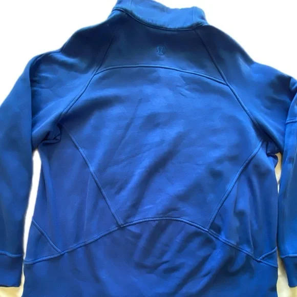 Lululemon Scuba Oversized Funnel-Neck Half zip Long Cerulean Blue XL/XXL - Picture 11 of 11